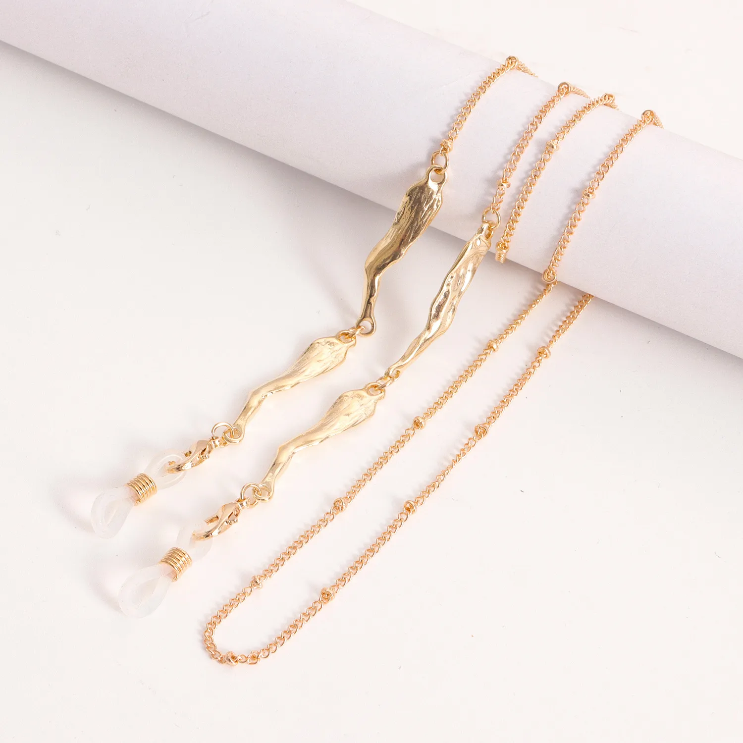 Style Metal Mask And Glasses Chain Butterfly Leaf Design Ins Fashion Alloy Material Eyewear Accessory display picture 8