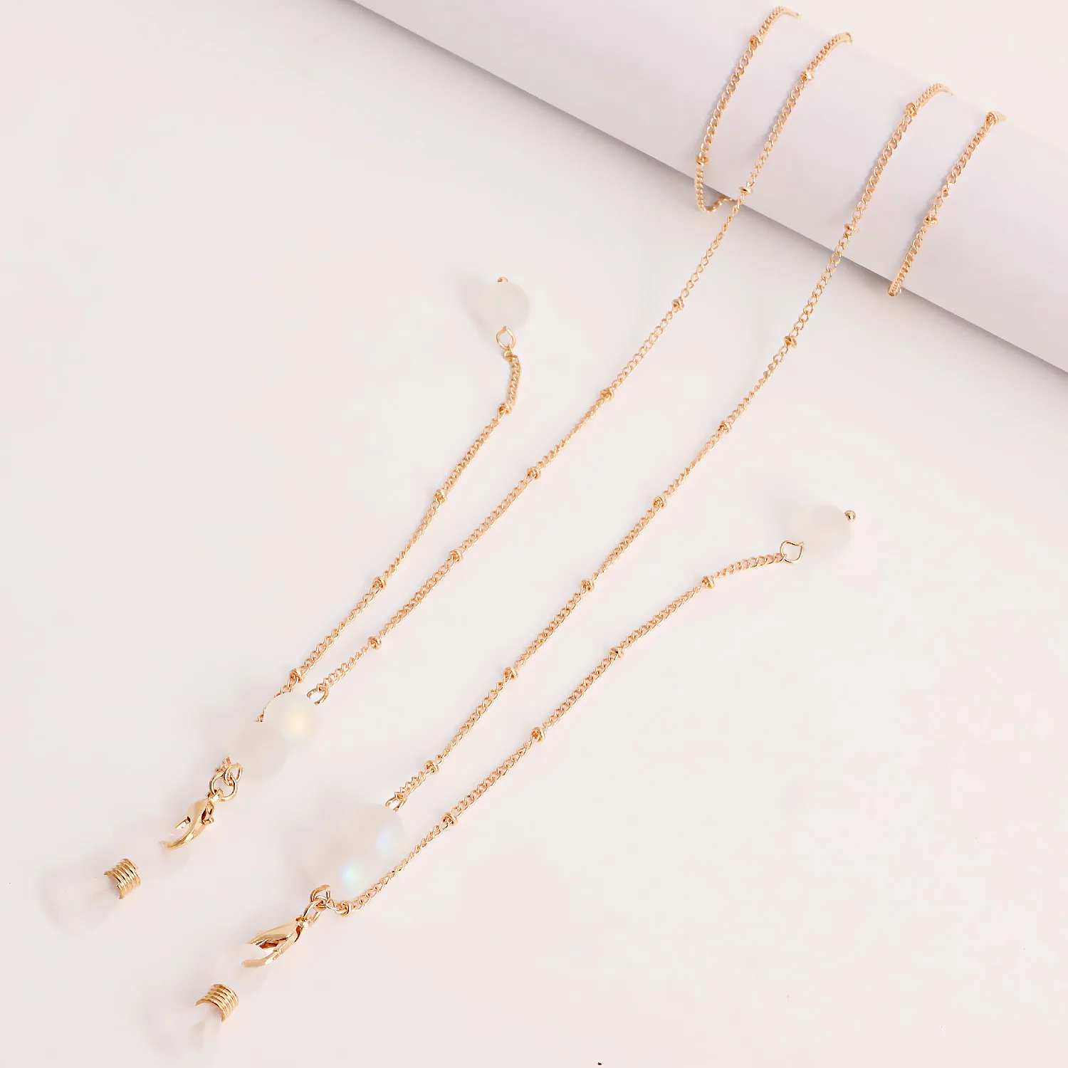 Alloy Mask Chain Glasses Chain Stone Cartoon Mask Chain Glasses Hanging Necklace Combination Of Fashion And Functionality display picture 5