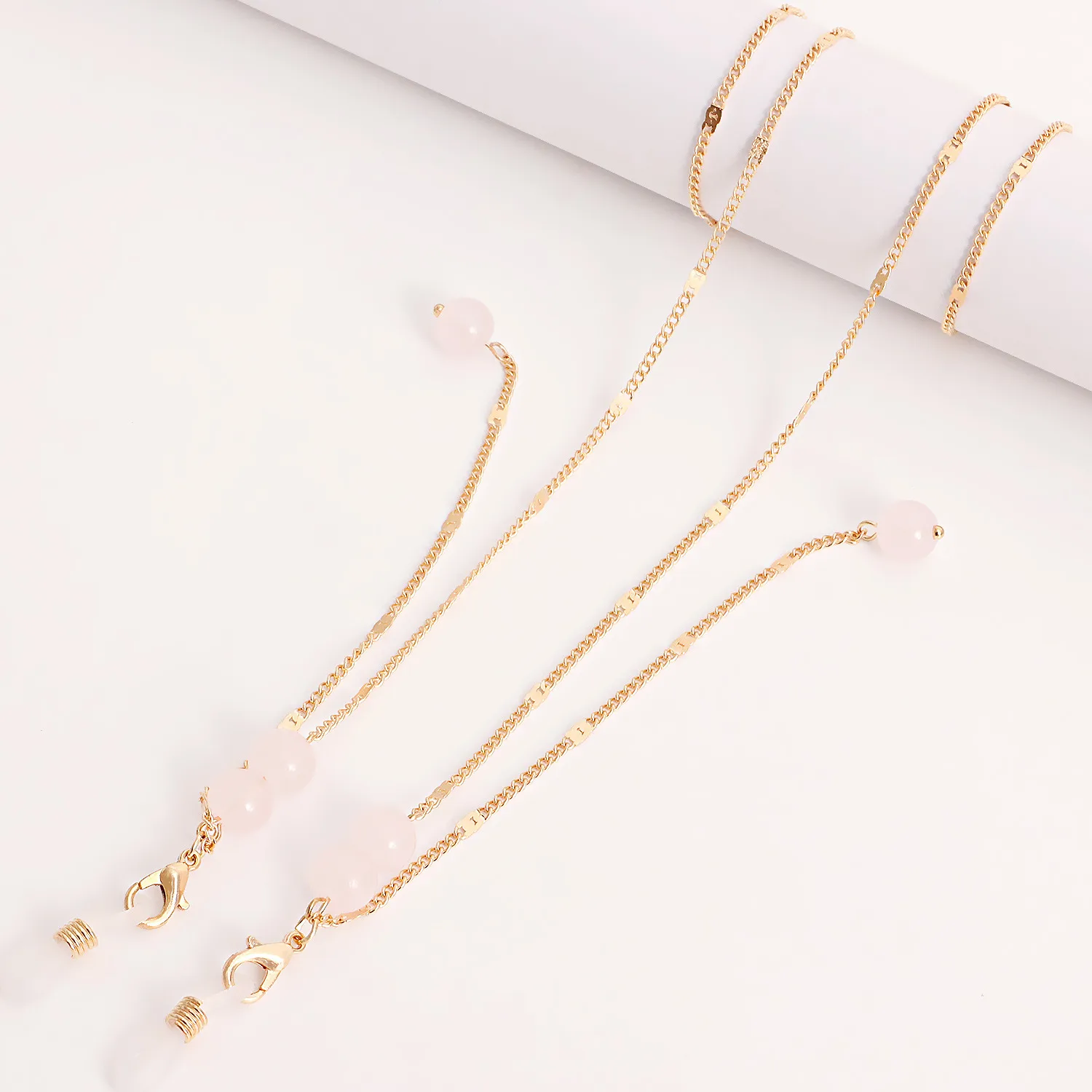 Alloy Mask Chain Glasses Chain Stone Cartoon Mask Chain Glasses Hanging Necklace Combination Of Fashion And Functionality display picture 6
