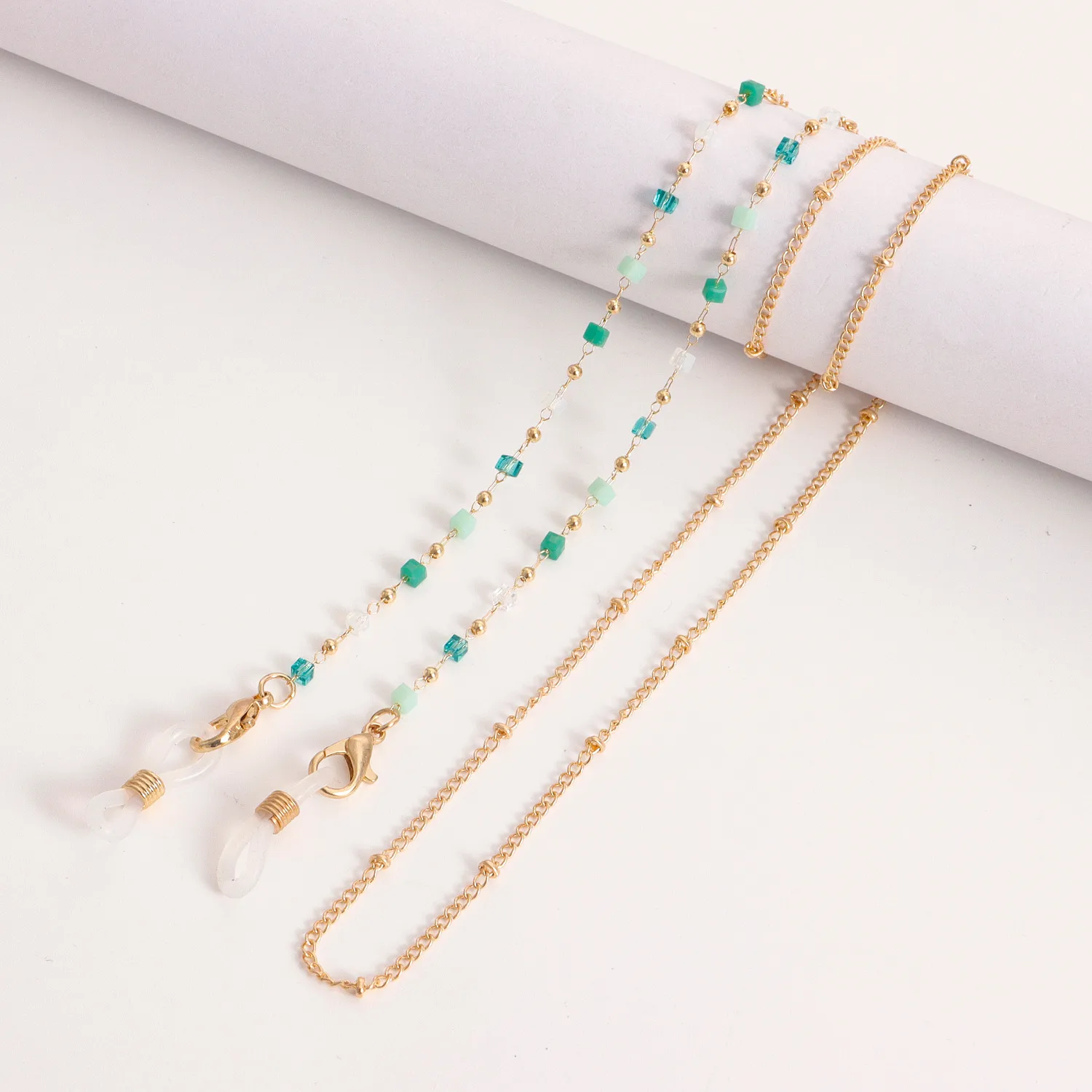 Style Colorful Crystal Eyeglass Chain Mask And Sunglasses Holder Fashionable Alloy Material Accessory display picture 5