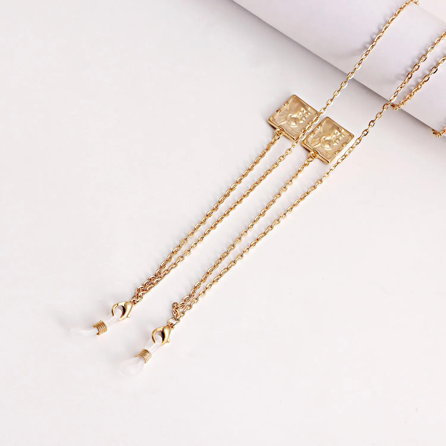 Acrylic Glasses Chain Mask Chain High-End Sensation Alloy Material Mask Accessory Ins Style Face Chain display picture 5