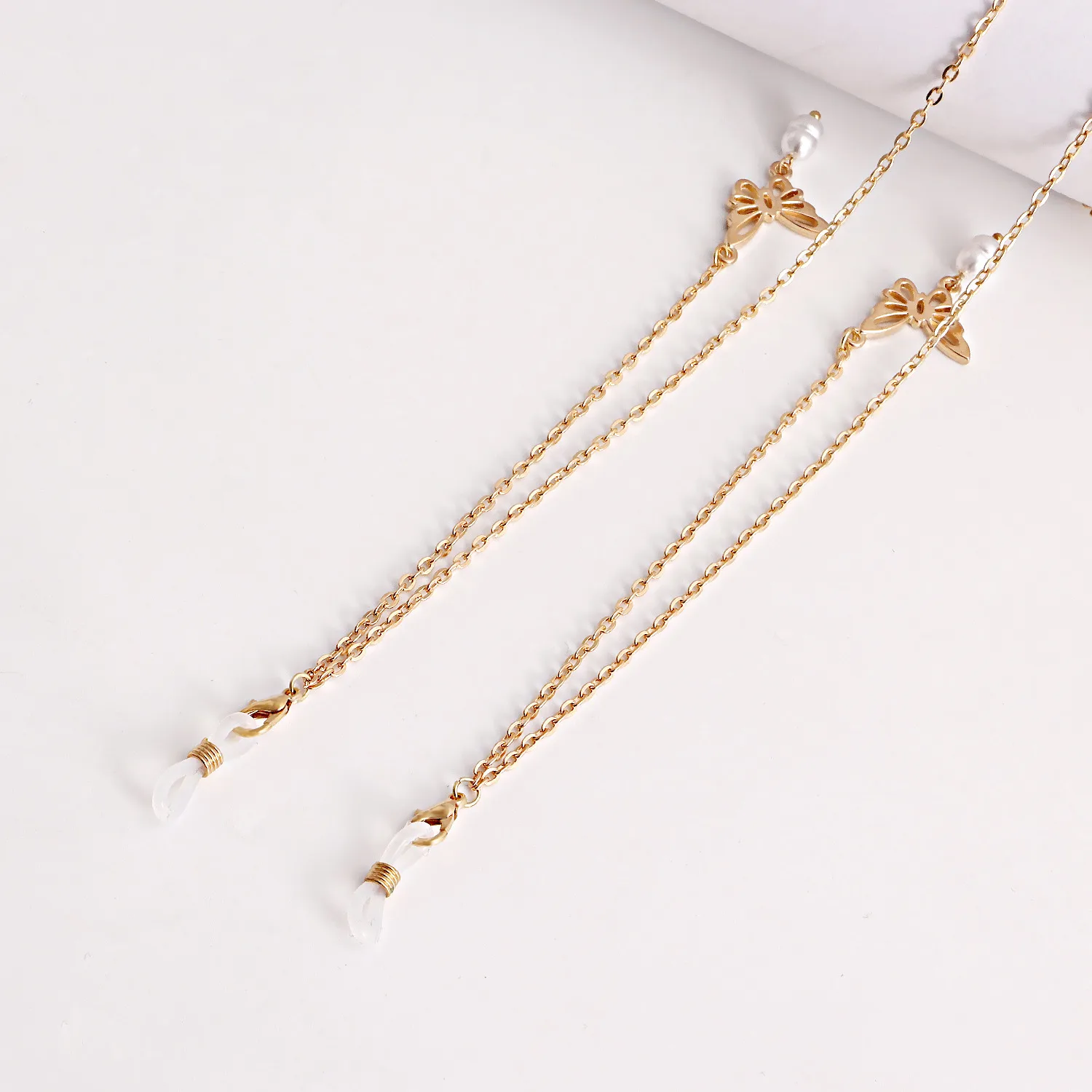 Acrylic Glasses Chain Mask Chain High-End Sensation Alloy Material Mask Accessory Ins Style Face Chain display picture 8