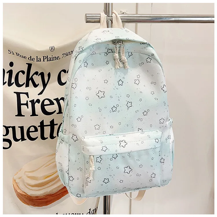 Casual New Style Star Backpack Women's Double Shoulder Bag Fresh Artistic Middle School Elementary School Student Bag display picture 18