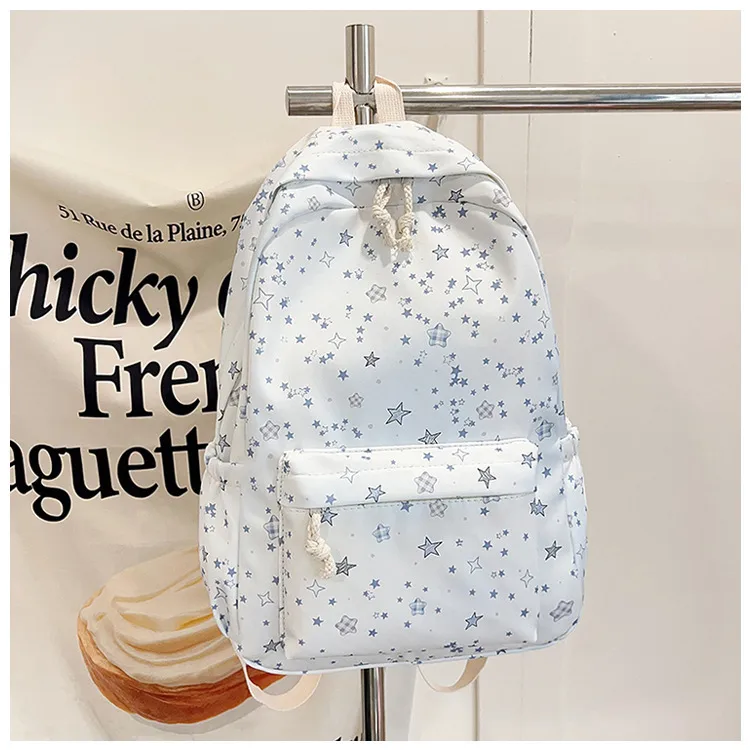 Casual New Style Star Backpack Women's Double Shoulder Bag Fresh Artistic Middle School Elementary School Student Bag display picture 20