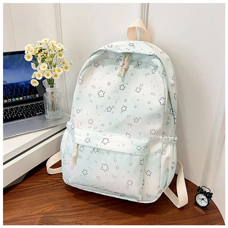 Casual New Style Star Backpack Women's Double Shoulder Bag Fresh Artistic Middle School Elementary School Student Bag display picture 21