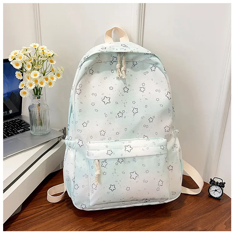 Casual New Style Star Backpack Women's Double Shoulder Bag Fresh Artistic Middle School Elementary School Student Bag display picture 23