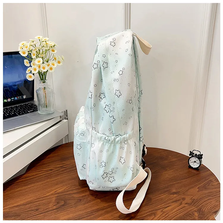 Casual New Style Star Backpack Women's Double Shoulder Bag Fresh Artistic Middle School Elementary School Student Bag display picture 24