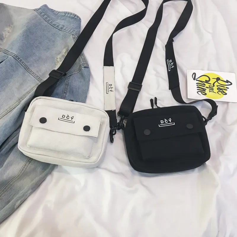 New Style Canvas Student Bag Women's Crossbody Shoulder Bag Simple Quality Fresh Sweet Fashion Small Bags Leisure Travel display picture 49