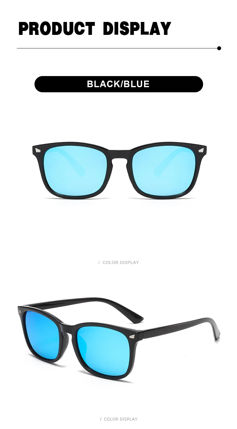 Square Full Frame UV Protection Sunglasses For Men And Women Leopard Pattern Fashionable High-End Sun Glasses Black PC Material display picture 9