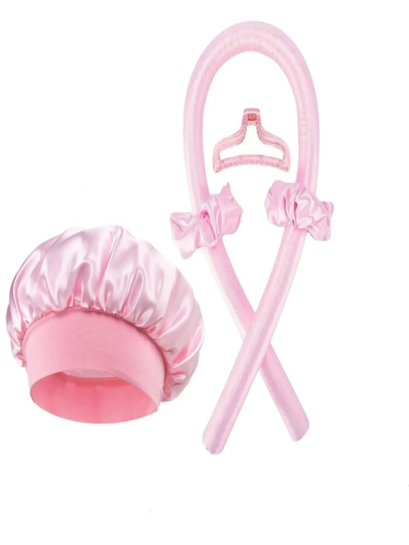 No-Heat Foam Hair Curlers Sleep Lazy Person Tool Easy Shape With Elastic Band Geometric Pattern Resin Hair Accessories For Women display picture 1