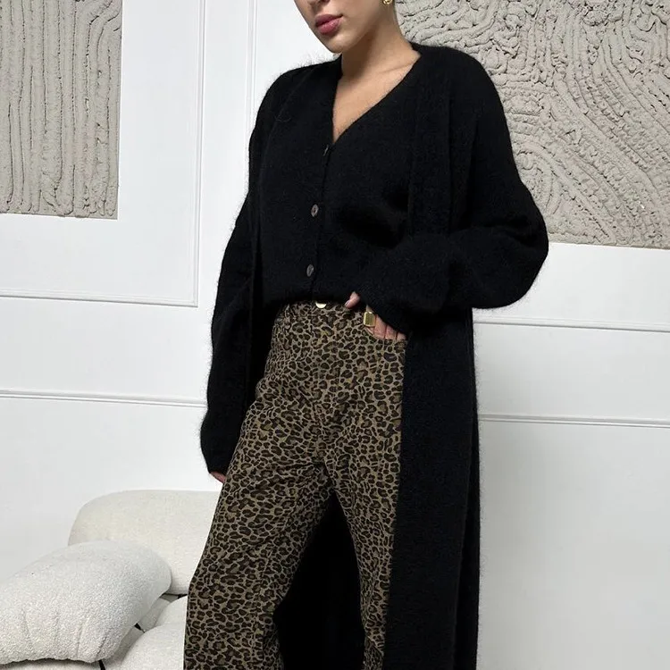 Elegant Style Women's Knitted Long Vest Sweater Casual Fashion Comfortable Breathable Two-Piece Set Spring Autumn New Arrival display picture 4