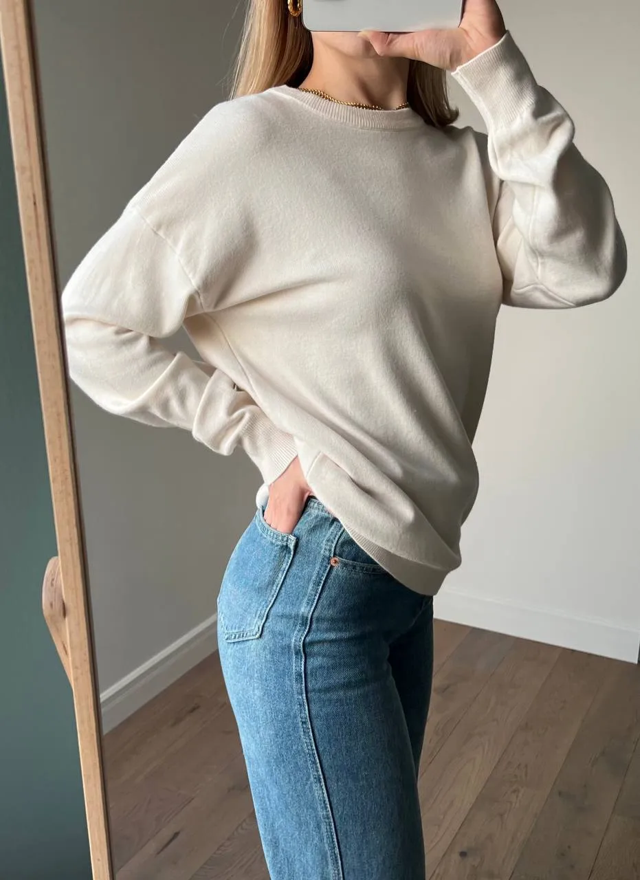 Loose Round Neck Sweater Set Women's Autumn Winter New Style Casual Knitted Outfit Comfortable Long Sleeve Pure Color Fashion display picture 5