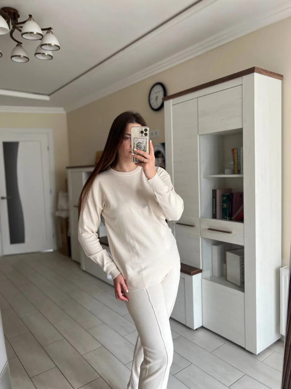 Loose Round Neck Sweater Set Women's Autumn Winter New Style Casual Knitted Outfit Comfortable Long Sleeve Pure Color Fashion display picture 12