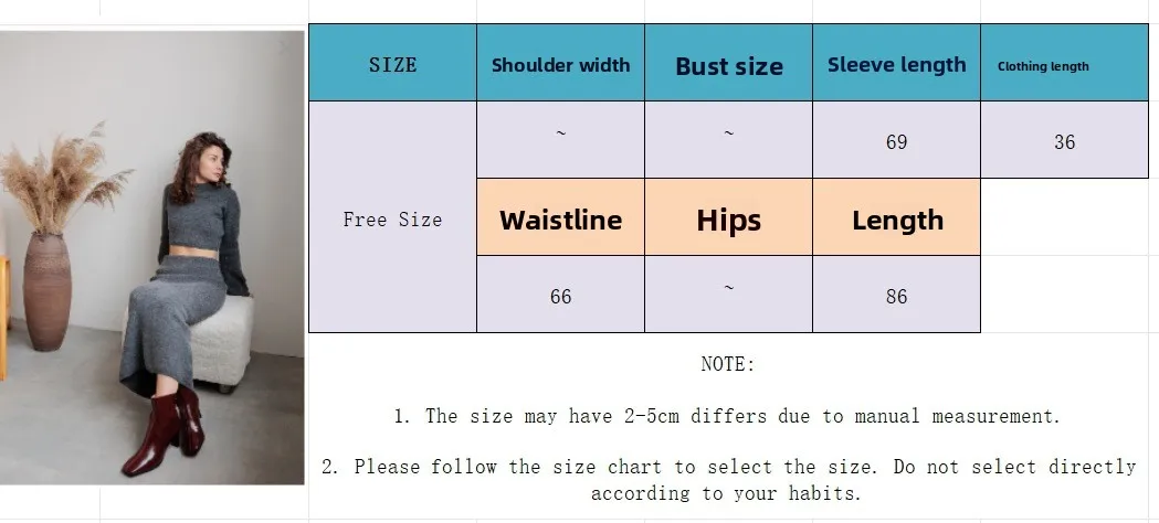 Women's Knitted Sweater And Skirt Set One-Shoulder Elegant Style Long Sleeve Pure Color Casual Fashion Autumn Winter New Arrival display picture 1
