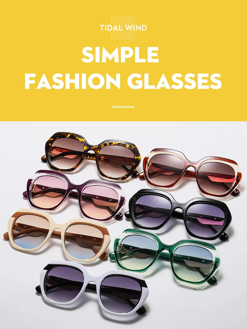 Fashionable Color Block Sunscreen Sunglasses For Women Casual Elegant Style Blue Light Blocking All Seasons Suitable Square Frame display picture 23