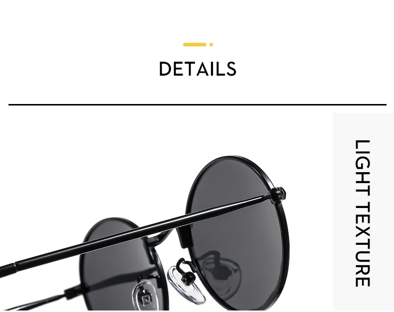 Fashionable Unisex Metal Material UV Protection Sunglasses Oval Frame Full Frame Casual Style Suitable For All Seasons display picture 4