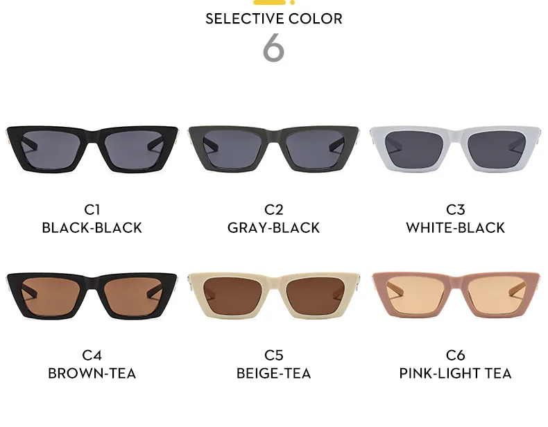 Fashionable New Style Square Sunglasses Unisex Casual Elegant Sun Protection Eyewear Butterfly Bow Trendy All Match display picture 4