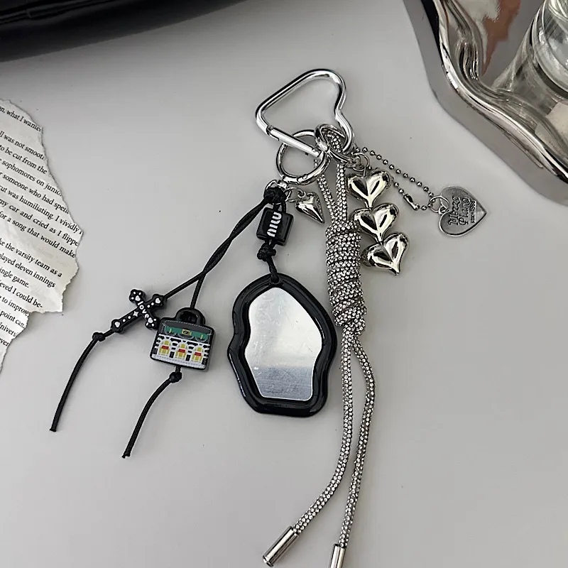 Nylon Woven Hand Strap Car Key Ring Backpack Pendant Creative Multifunctional High Quality Chain Style Schoolbag Accessories display picture 4