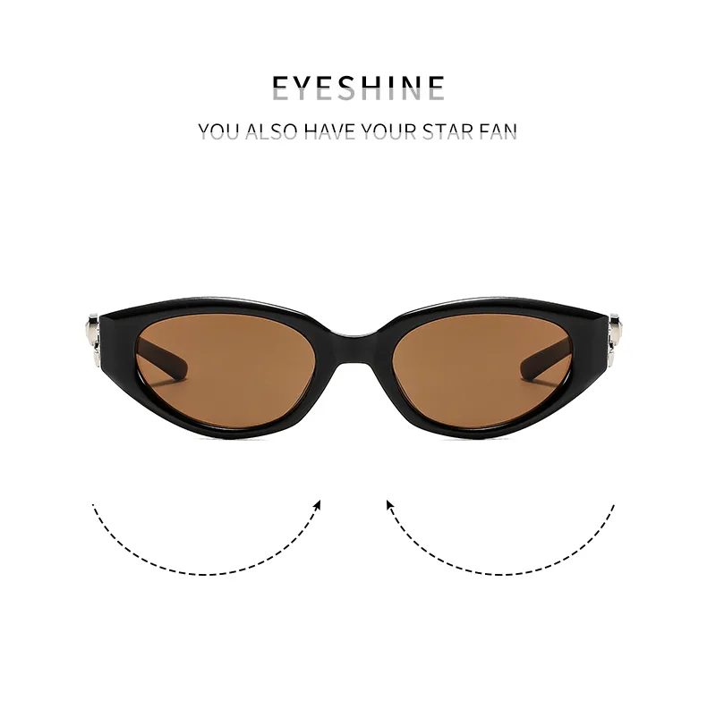 Fashionable Cat Eye Sunglasses Women's Summer Sunscreen Full Frame Fashionable Sunglasses UV400 Protection All Season Wear display picture 2