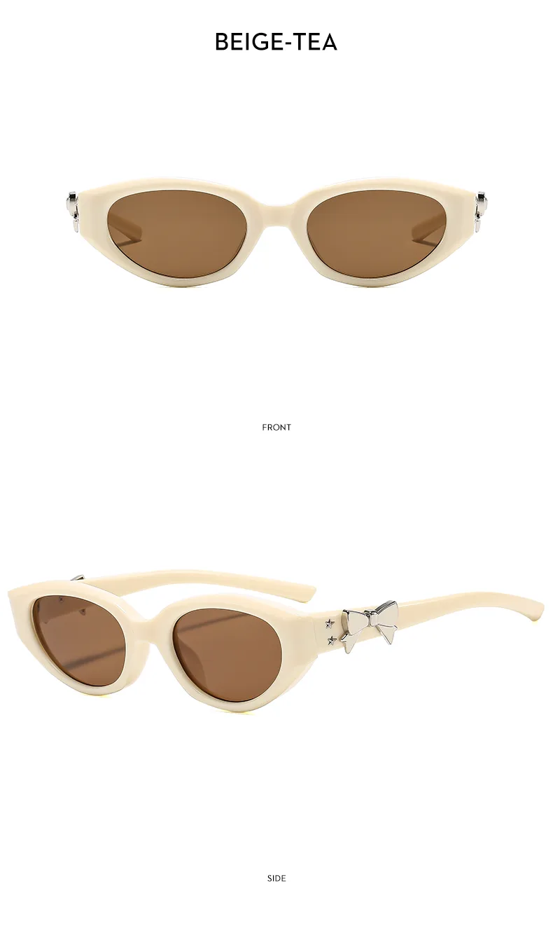 Fashionable Cat Eye Sunglasses Women's Summer Sunscreen Full Frame Fashionable Sunglasses UV400 Protection All Season Wear display picture 6