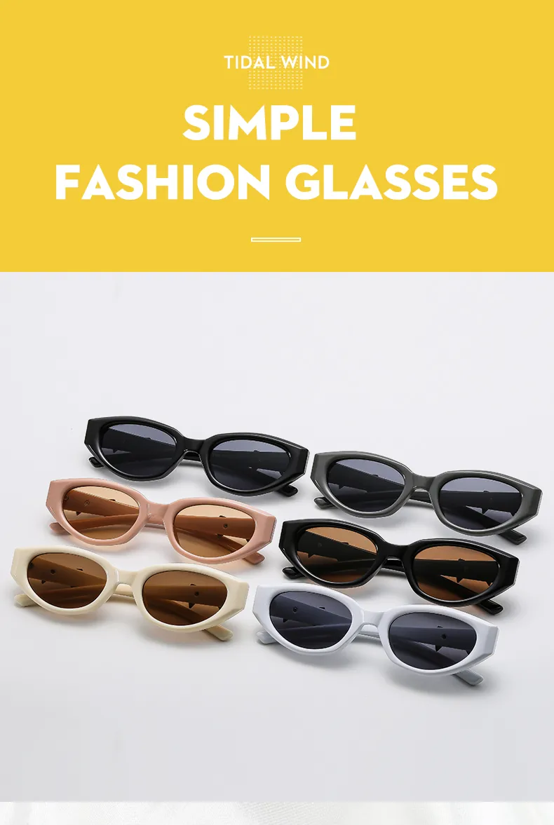 Fashionable Cat Eye Sunglasses Women's Summer Sunscreen Full Frame Fashionable Sunglasses UV400 Protection All Season Wear display picture 14