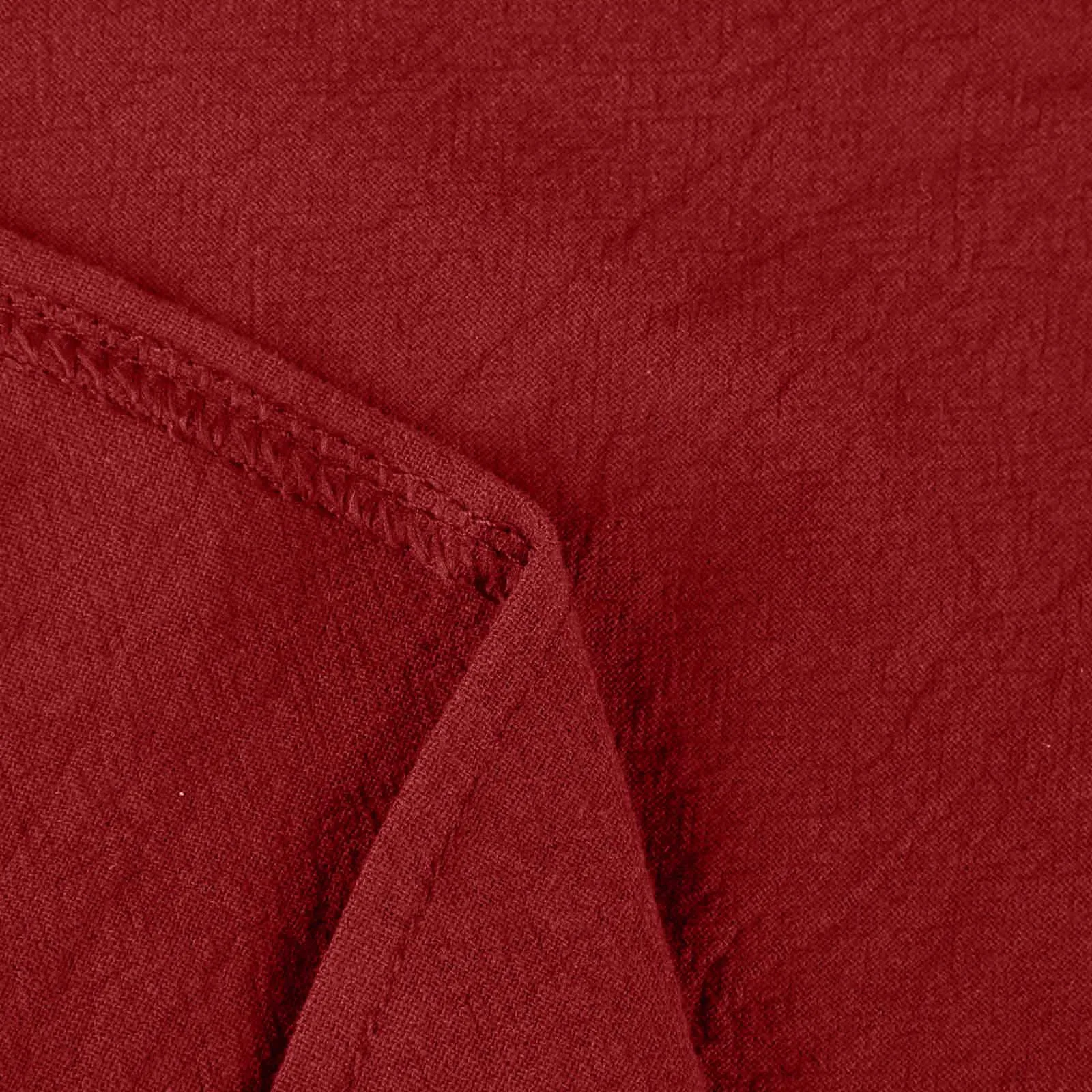 Summer Cotton Linen Solid Color Short Sleeve Women's Slim Fit Casual Top Plus Size Women's Shirt Round Neck T-Shirt Street Style display picture 4