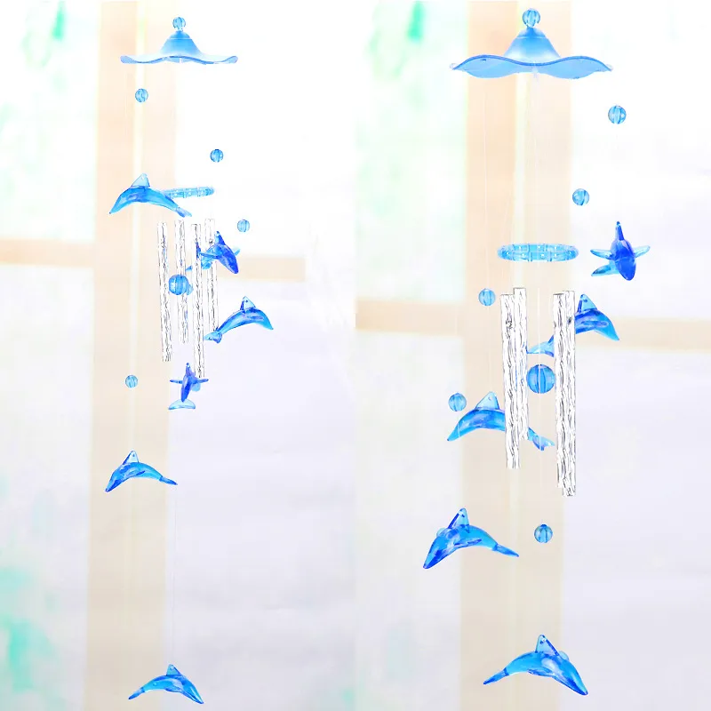 New Style Couple Plastic Crystal Wind Chimes Home Window Door Decoration Car Accessories Acrylic Wind Chimes display picture 5