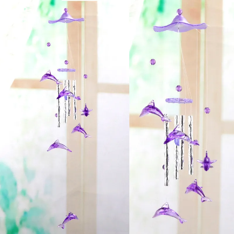 New Style Couple Plastic Crystal Wind Chimes Home Window Door Decoration Car Accessories Acrylic Wind Chimes display picture 13