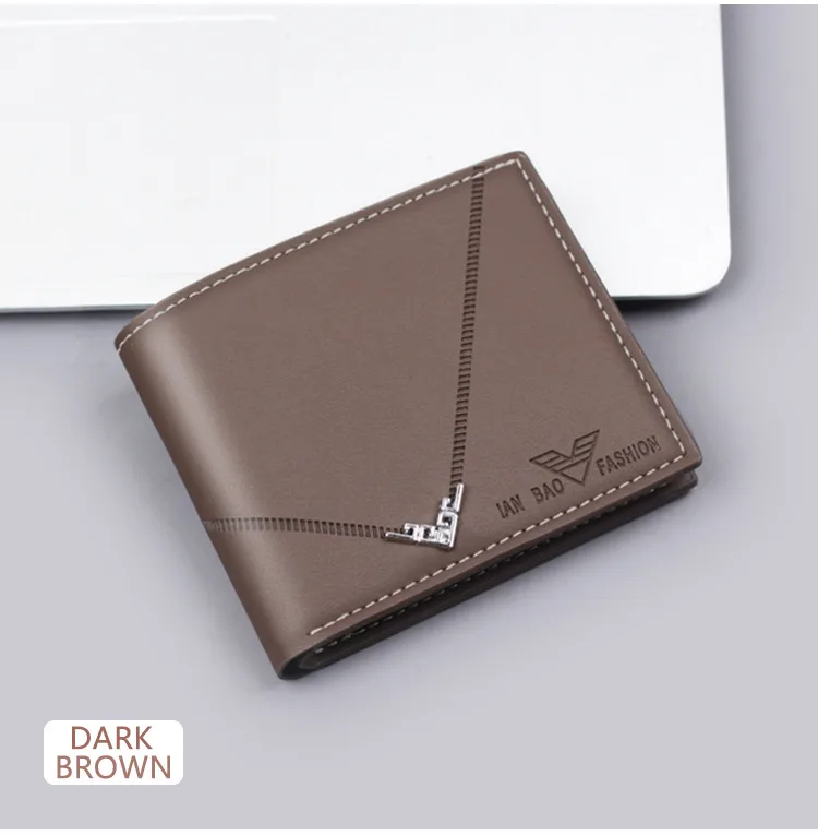 Men's New Short Wallet Business Style Ultra-Light Wear-Resistant Factory Direct Selling Men's Leather Wallet Card Holder display picture 8
