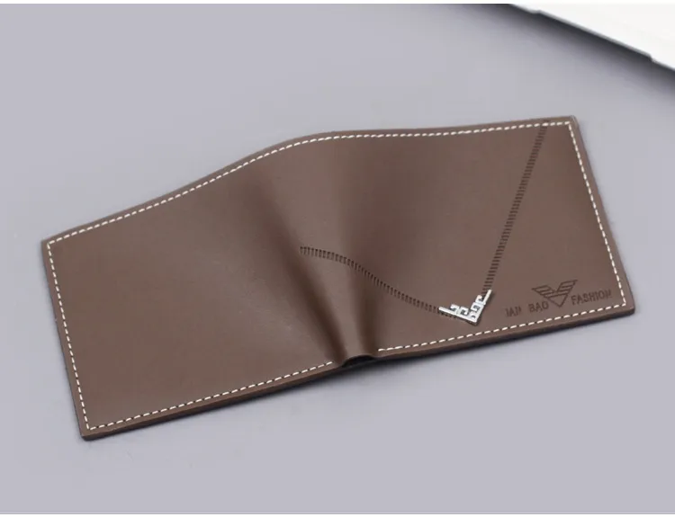 Men's New Short Wallet Business Style Ultra-Light Wear-Resistant Factory Direct Selling Men's Leather Wallet Card Holder display picture 13