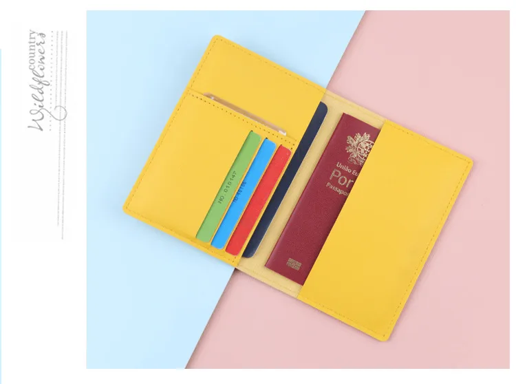 Leather Passport Case Multi-Functional Men's Driving License Certificate Ticket Card Bag Urban Simple Style Ultra Light display picture 2