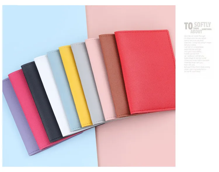 Leather Passport Case Multi-Functional Men's Driving License Certificate Ticket Card Bag Urban Simple Style Ultra Light display picture 5
