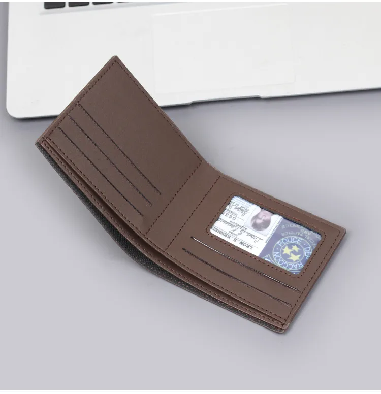 Men's New Business Wallet Factory Direct Sales Leather Card Bag Ultralight Geometric Pattern Elite Style Men's Wallet display picture 5