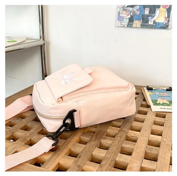 Cute Bow Tie Student Commuter Single-shoulder Bag, Soft And Girly Forest-style Small Crossbody Bag display picture 34