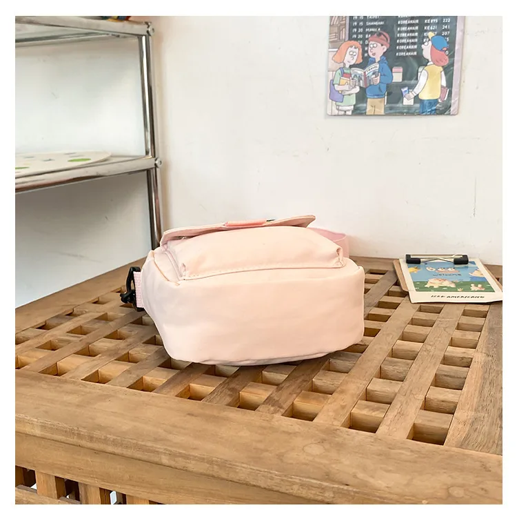 Cute Bow Tie Student Commuter Single-shoulder Bag, Soft And Girly Forest-style Small Crossbody Bag display picture 35