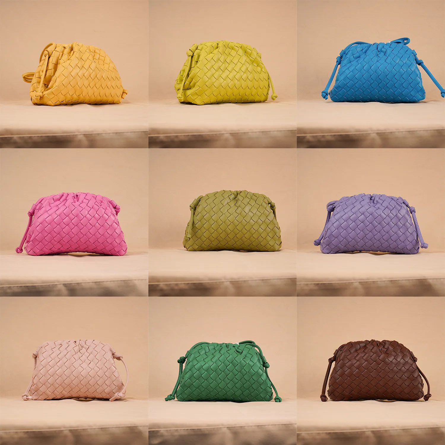 Sweet Cloud-Shaped Women's Cross-Body Bag Fashion Handbag Dumpling Bag Leisure Travel Pu Material Lock Closure Small Size display picture 1