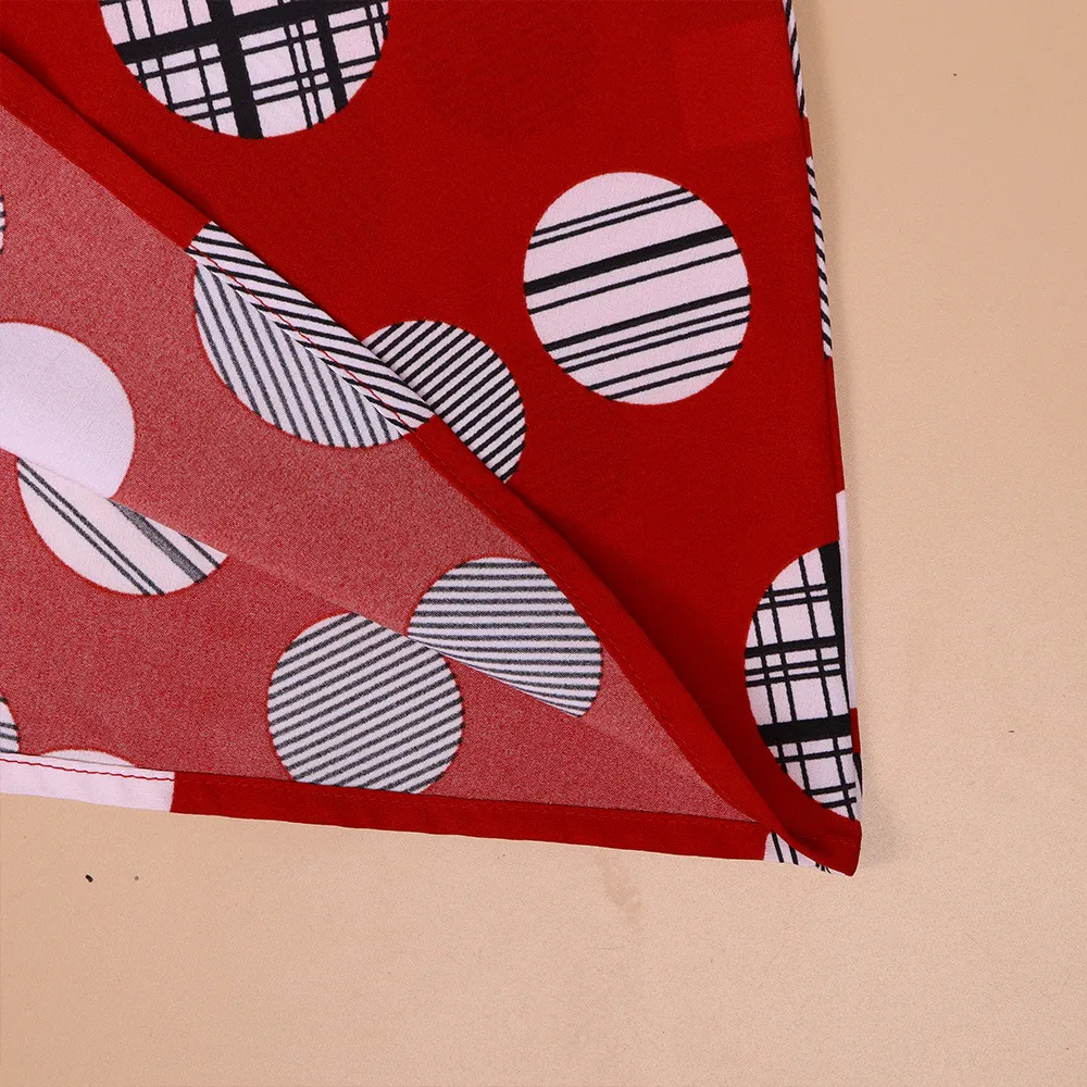 Retro Dots Printed Waist-Controlled Summer New Dress Party Print Clothing Retro Style Fresh Sweet Knee-Length A- Line Skirt display picture 9