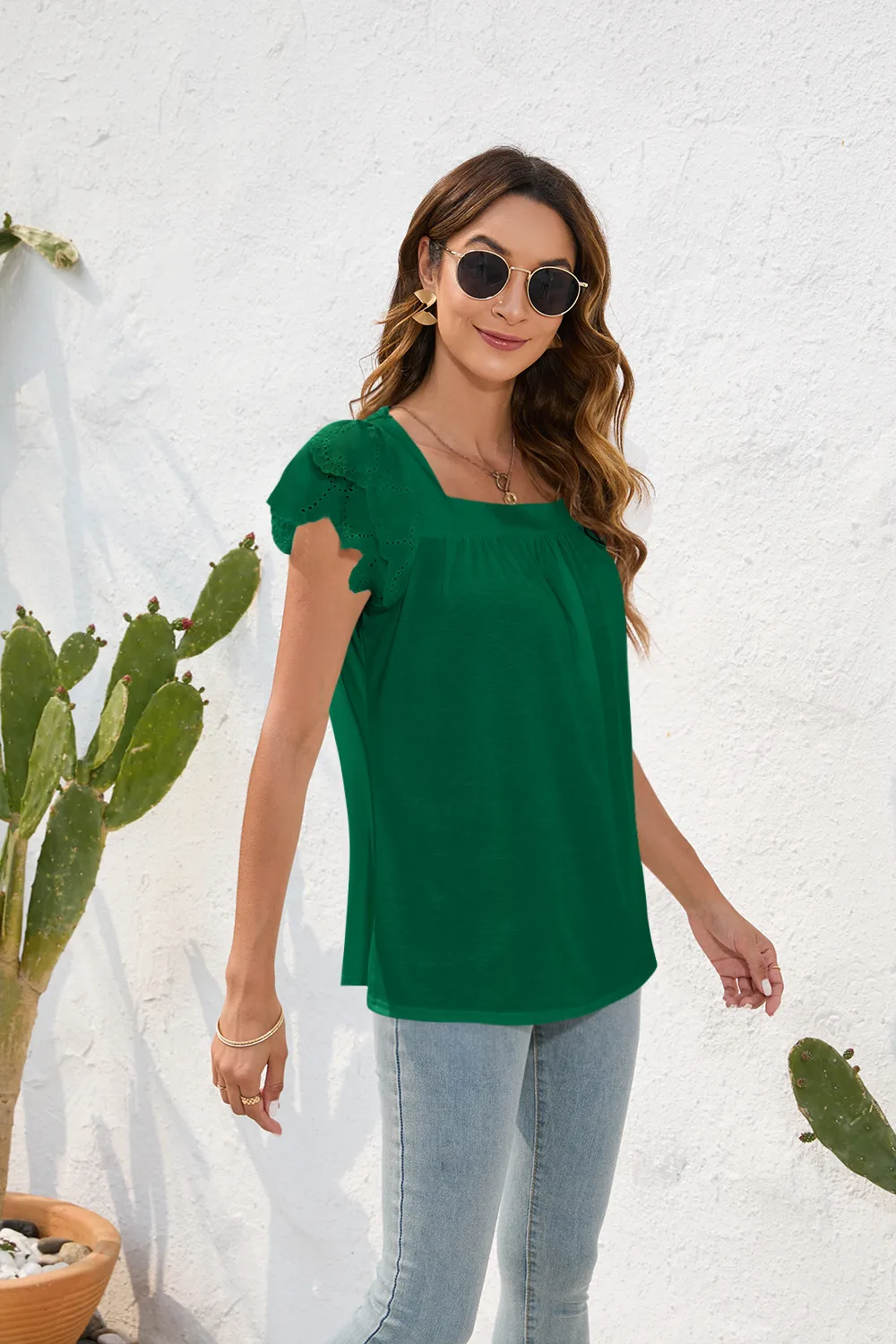 Spring And Summer Loose Casual Women's T-shirt Round Neck Short Sleeve Commuter Solid Color Top Street Style Senior Street Fashion display picture 20