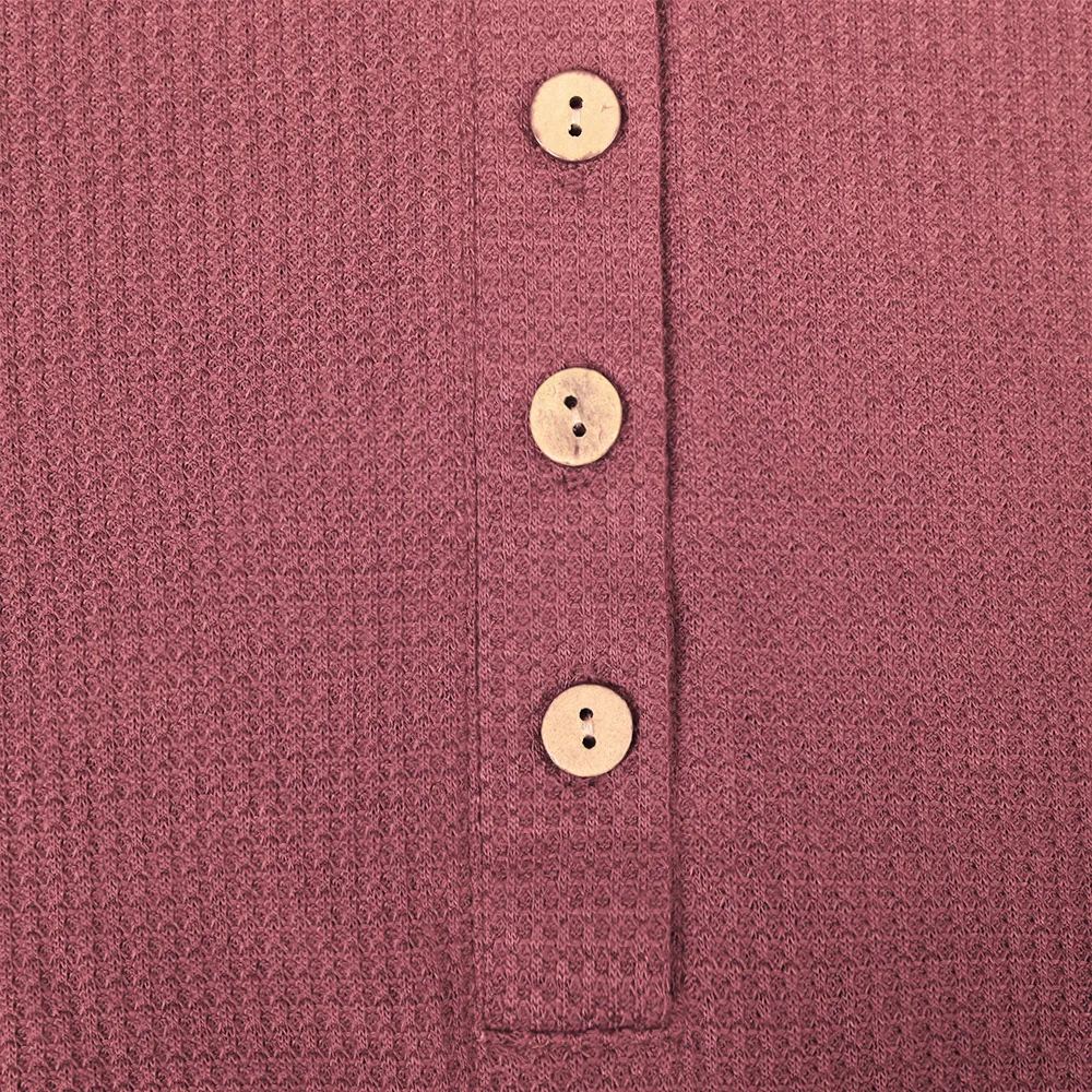 Fashion Style Long Sleeve Solid Color Buttons Shirt/T-shirt Autumn And Winter New Women's Clothing Fashion Street Style High Street Style display picture 9