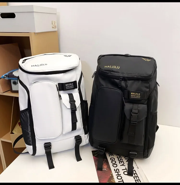 Men's New Large Capacity Waterproof Travel Backpack Stylish And Versatile Computer Bag Casual Oxford Cloth Street Style display picture 5