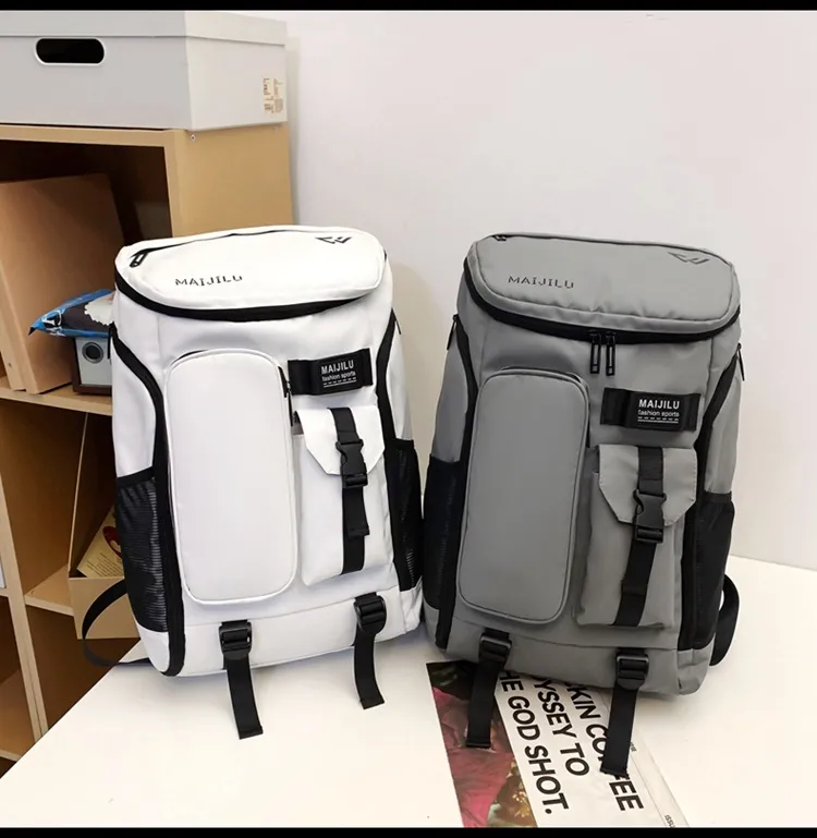 Men's New Large Capacity Waterproof Travel Backpack Stylish And Versatile Computer Bag Casual Oxford Cloth Street Style display picture 6