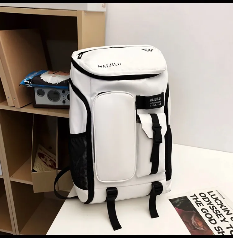 Men's New Large Capacity Waterproof Travel Backpack Stylish And Versatile Computer Bag Casual Oxford Cloth Street Style display picture 8