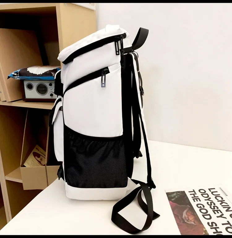 Men's New Large Capacity Waterproof Travel Backpack Stylish And Versatile Computer Bag Casual Oxford Cloth Street Style display picture 9