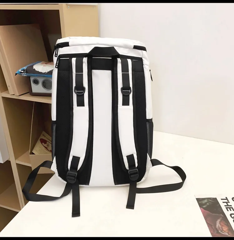 Men's New Large Capacity Waterproof Travel Backpack Stylish And Versatile Computer Bag Casual Oxford Cloth Street Style display picture 10