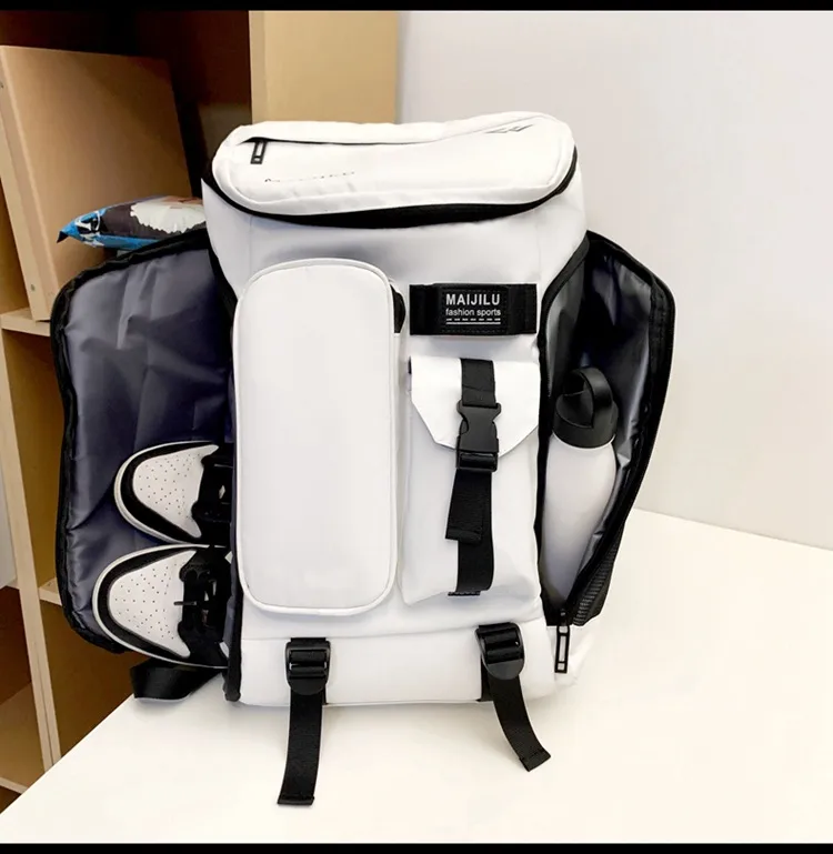 Men's New Large Capacity Waterproof Travel Backpack Stylish And Versatile Computer Bag Casual Oxford Cloth Street Style display picture 13