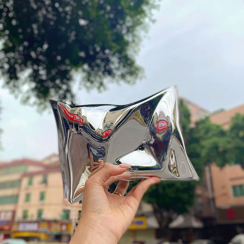 Fashionable Asymmetric Folding Women's Shoulder Bag Creative Candy Color Multifunctional Messenger Bag High Quality Polyester Material display picture 16