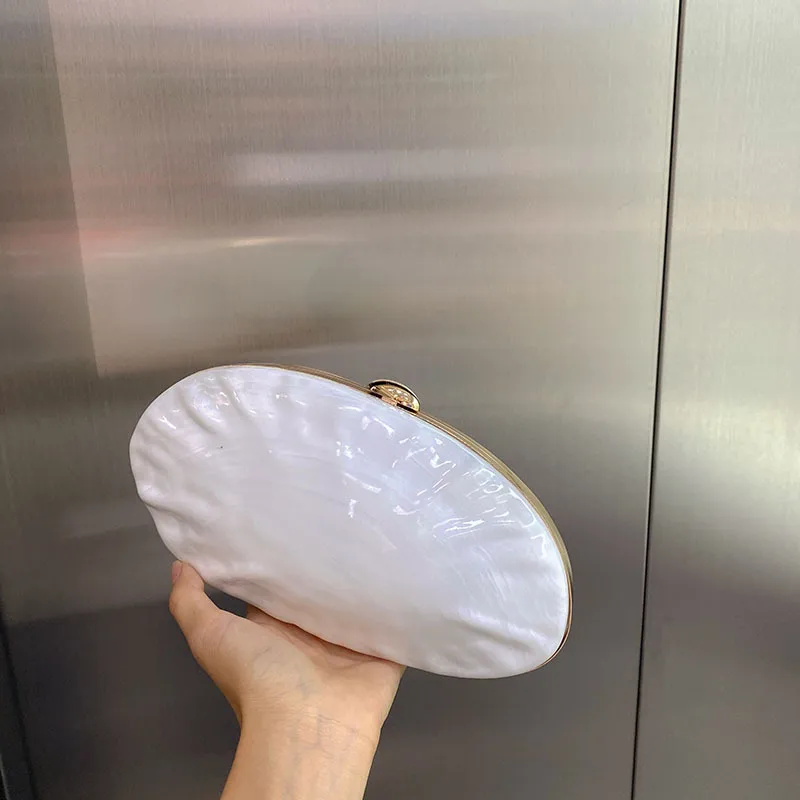 French Style Marble Pattern Acrylic Shell Handbag Clutch Messenger Bag Elegant Party Box-Shaped Shoulder Bag Small Size Urban Style display picture 16