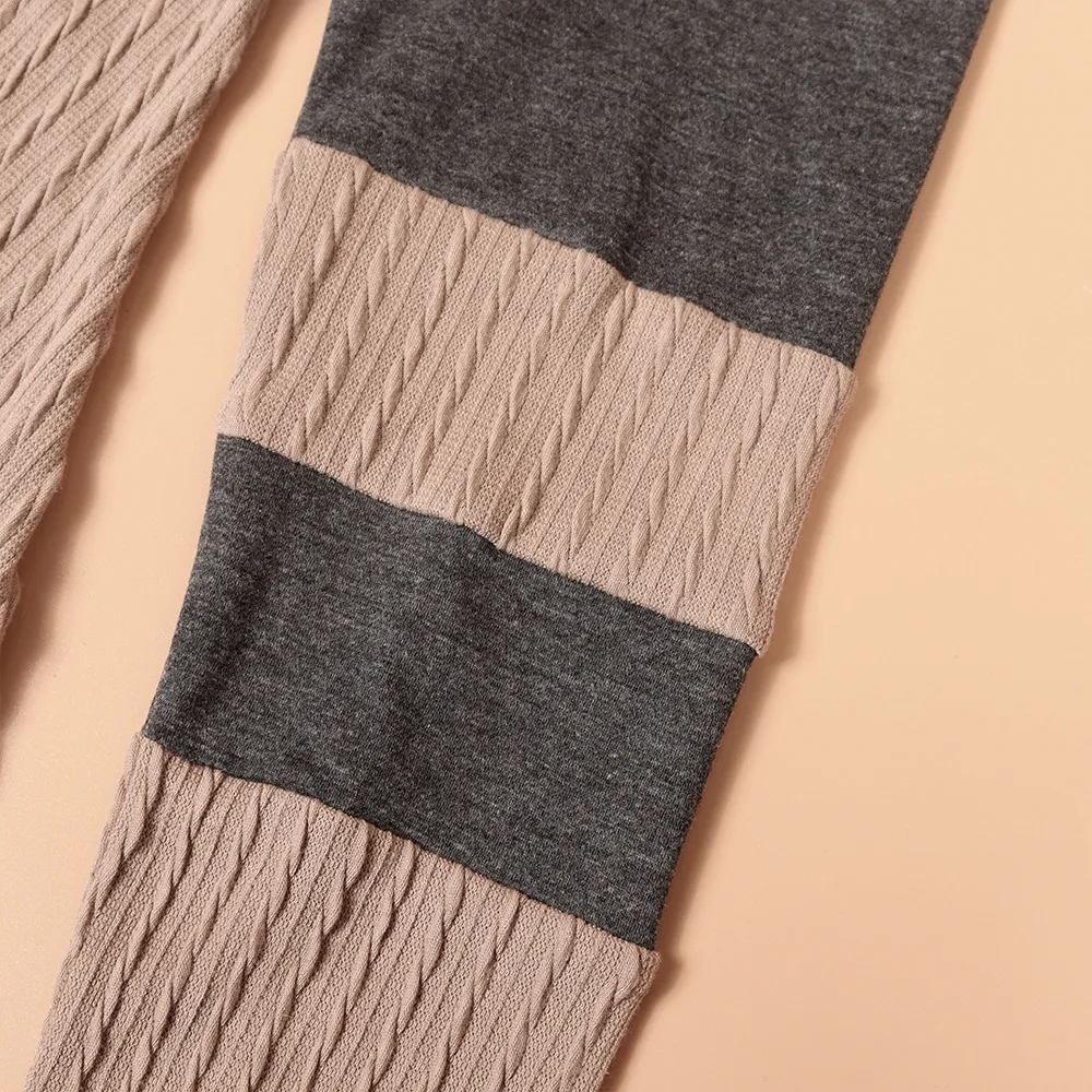 Fashionable Knitted Long Sleeve Women T-shirt Fall/Winter New Patchwork Turtleneck Street Style Polyester Fabric display picture 9