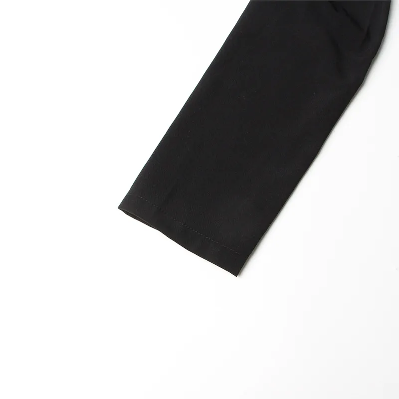 Elegant Style Wide Leg Jumpsuit Casual Pants Back Splice Butterfly Knot Solid Color Long Sleeve Fashionable Commute Suit display picture 11