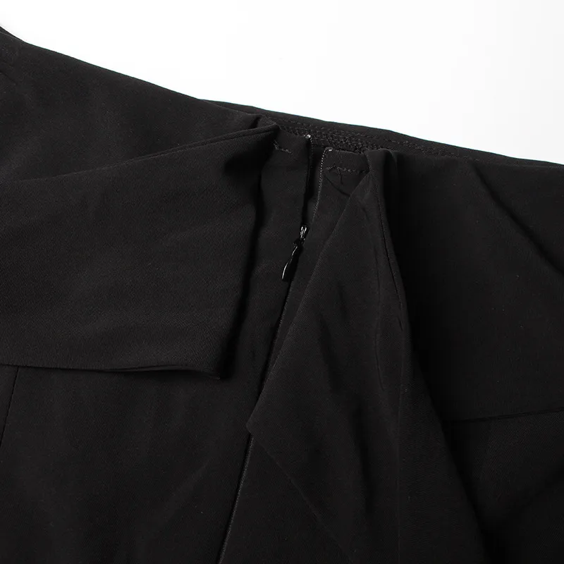 Elegant Style Wide Leg Jumpsuit Casual Pants Back Splice Butterfly Knot Solid Color Long Sleeve Fashionable Commute Suit display picture 15
